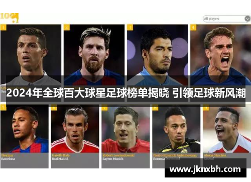 2024年全球百大球星足球榜单揭晓 引领足球新风潮